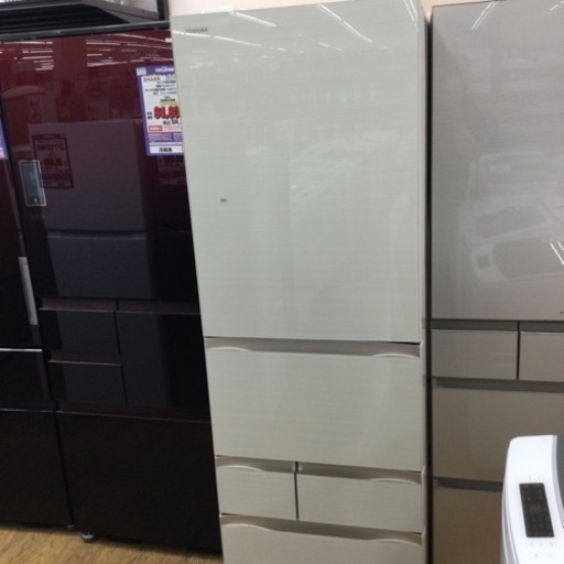 #F-47【ご来店頂ける方限定】TOSHIBAの5ドア冷凍冷蔵庫です