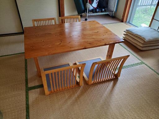 座椅子 和座椅子 4脚 セット おしゃれ 和室用椅子 木製 和室 座