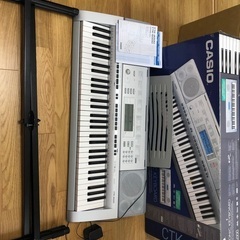 「交渉中」美品 スタンド付き CASIO  電子ピアノ CTK-...