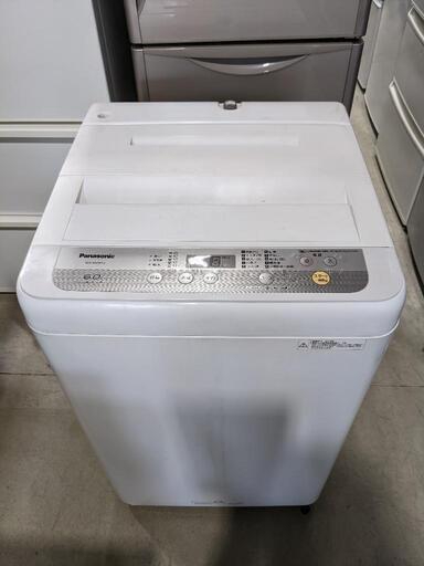 Panasonic　6.0kg 全自動洗濯機　NA-F60B12-S 2019年製　内外使用感有り。