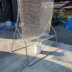 【取引終了】自作ピッチングマシン、防球ネット一式