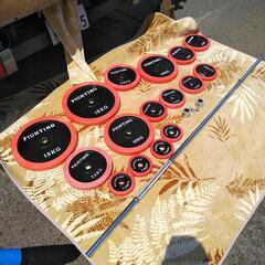 FIGHTING ROAD ファイティングロード バーベル100kgセット ラバー付き


