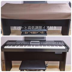 【ネット決済・配送可】【破格】液晶画面付き高級電子ピアノ