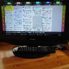 テレビ　TOSHIBA　19RE2