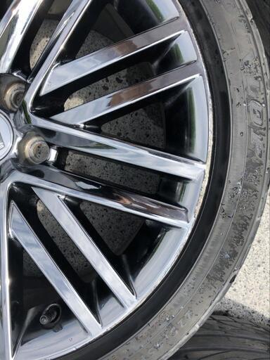 クラウン GRS210 純正アルミ 4本 クロームメッキ 225/45R18インチ