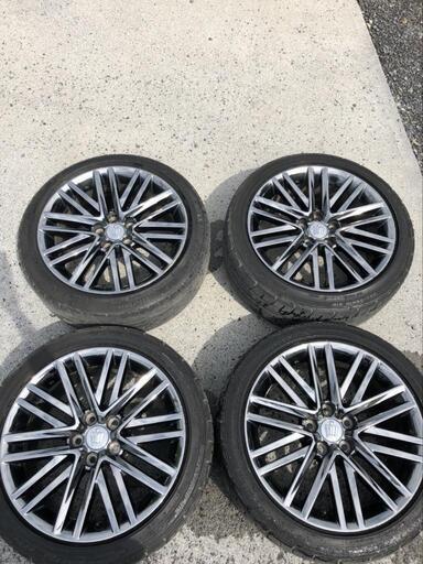 クラウン GRS210 純正アルミ 4本 クロームメッキ 225/45R18インチ