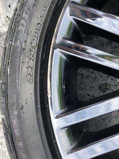 クラウン GRS210 純正アルミ 4本 クロームメッキ 225/45R18インチ