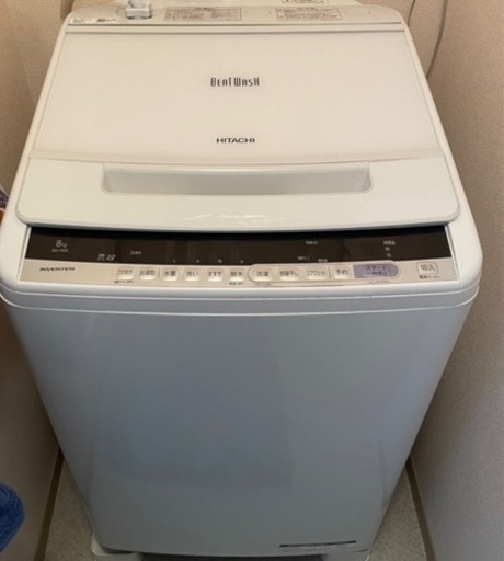 日立 HITACHI 全自動洗濯機 ビートウォッシュ 2019年 BW-V80C | www 