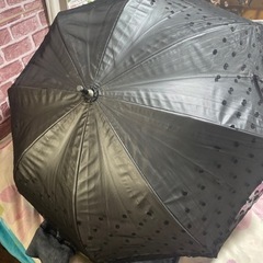 黒のレースの日傘、