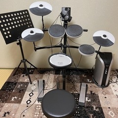 Roland 電子ドラムセット&スピーカー&ヘッドホン&譜面台