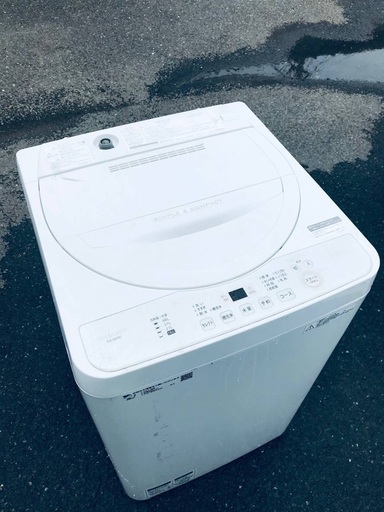 ♦️EJ898番SHARP全自動電気洗濯機 【2018年製】