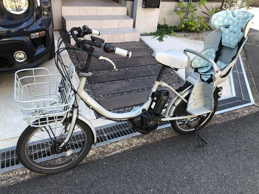 ブリヂストン電動アシスト自転車bikke(ビッケ)　水色/ブルーグレー【お引き取り限定】