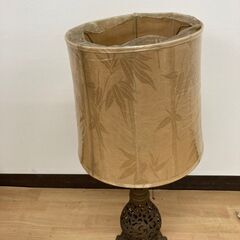 レガストック川崎本店】アンティークライト 照明 スタンドライト 笹の葉柄