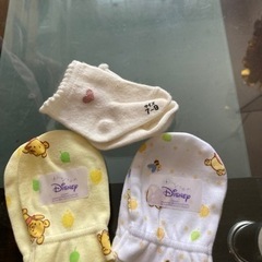 赤ちゃん用ミトン、靴下