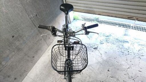 折りたたみ自転車中古 CV-ONE 外装6段変速 カゴ付き タイヤ20インチ