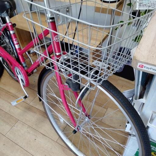 受け渡し完了 27インチ 6段変速 整備済 ホワイト