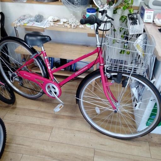 受け渡し完了 27インチ 6段変速 整備済 ホワイト