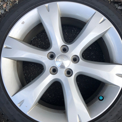 レガシィ bp5 バリ山スタッドレス 付き　215/45-17