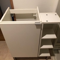 IKEA 洗面所用キャビネット鏡付きと洗面台下のユニットキャビネット