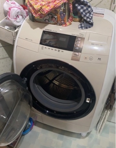 日立ドラム式洗濯機　洗濯乾燥機　BD-V3700L型