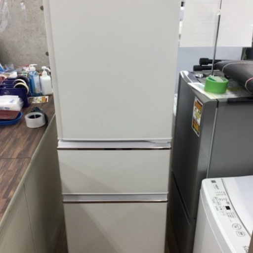#I-1【ご来店頂ける方限定】MITUBISHIの3ドア冷凍冷蔵庫です