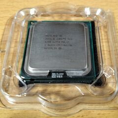 古いですがINTEL Core2 Duo E6300（LGA77...