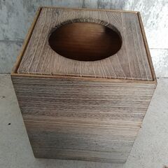 レトロ　木製　ゴミ箱　アンティーク　小物入れ　下