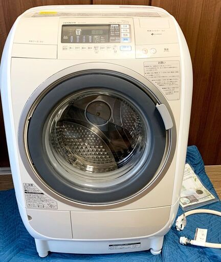 【中古】日立 ドラム式洗濯機 BD-V3500L