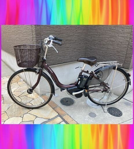 バッテリーほぼ新品！8.7Ahヤマハ　パスナチュラ　26インチ　 電動自転車　電動アシスト自転車 　中古　6126