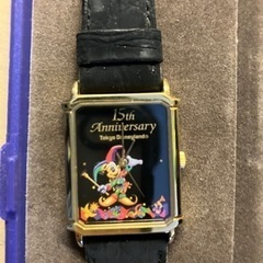 ディズニー　15周年　記念時計