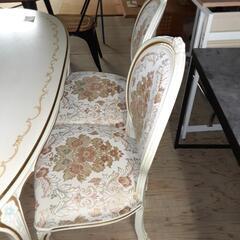 ヨーロピアン調ダイニング5点セット