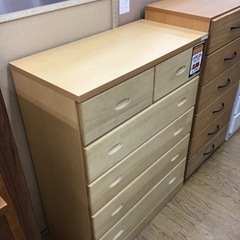 KF-54【ご来店頂ける方限定】絶対満足価格 ハイチェスト ナチュラル