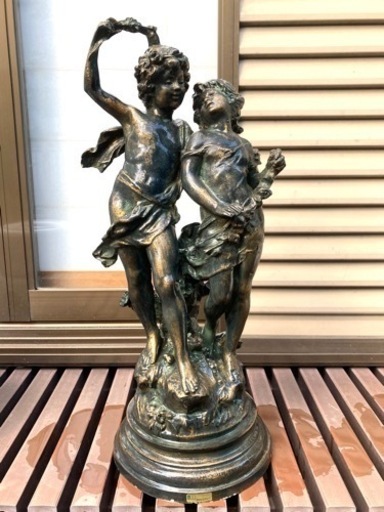 オブジェ　男の子と女の子　イタリア製