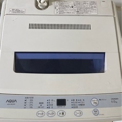 ［22日まで］6K 洗濯機　AQUA