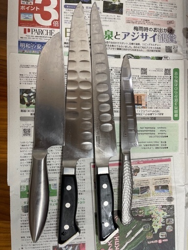 急募)プロが使う包丁の画像