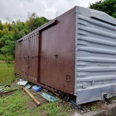10万円 コンテナ貨車 中古品 引き取り場所静岡県葵区 5トン近く