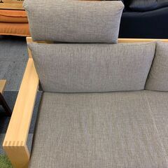 【カグマニア】【引き取り限定】【飛騨家具】3人掛けソファー
