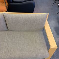 【カグマニア】【引き取り限定】【飛騨家具】3人掛けソファー