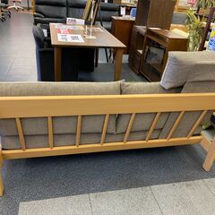 【カグマニア】【引き取り限定】【飛騨家具】3人掛けソファー