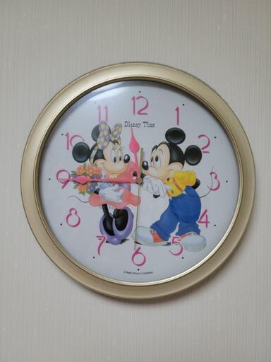 ミッキー壁掛け時計 中古 吉田 京成立石の時計 掛け時計 の中古あげます 譲ります ジモティーで不用品の処分