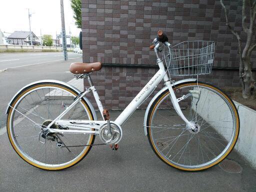 取引決定しました。防犯登録料込み。札幌市内配達無料！中古27インチ