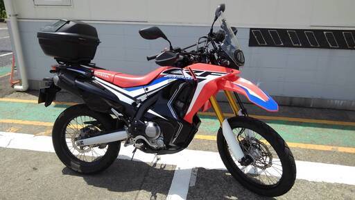 【引取先決定】ホンダ・CRF250ラリー　機関良好・整備済み　自賠責＆リヤボックス＆ETC付き　通勤通学ツーリングに