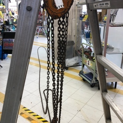 チェーン中古品◇長さ5.3m KITO CB010 ﾁｪｰﾝﾌﾞﾛｯｸ トロリもあるよ！◇吊  