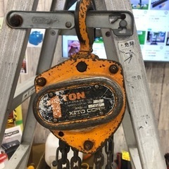 チェーン中古品◇長さ5.3m　KITO CB010　ﾁｪｰﾝﾌﾞﾛｯｸ　トロリもあるよ！◇吊◇ ITQSEPM8Z2IO