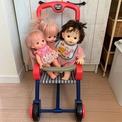 中古　人形用ベビーカー　おもちゃ
