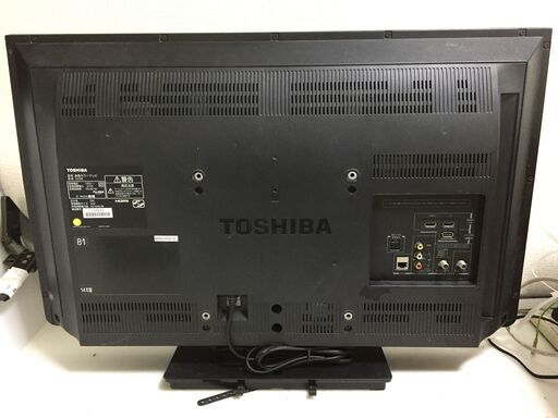 ▲TOSHIBA REGZA 32S8 液晶テレビ 2014年製 【リモコン TVアンテナ線付き】