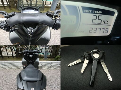 ★普通免許仕様トリシティ155ABS ワイドトレッド 2.3万km台 社外ミラー ヘルメットホルダー★東京/大田区【下取OK】 ☆普通免許仕様トリシティ155ABS ワイドトレッド 2.3万km台 社外ミラー