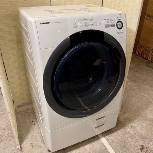 売約済み】シャープ SHARP ES-S7B-WL [ドラム式洗濯乾燥機（洗濯7kg