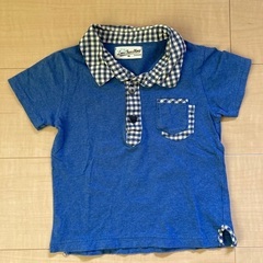 男の子用半袖シャツ（サイズ100）青