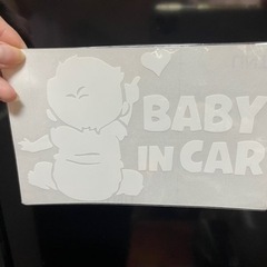 Baby in car ステッカー☆